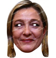 Masque carton Marine Le Pen
