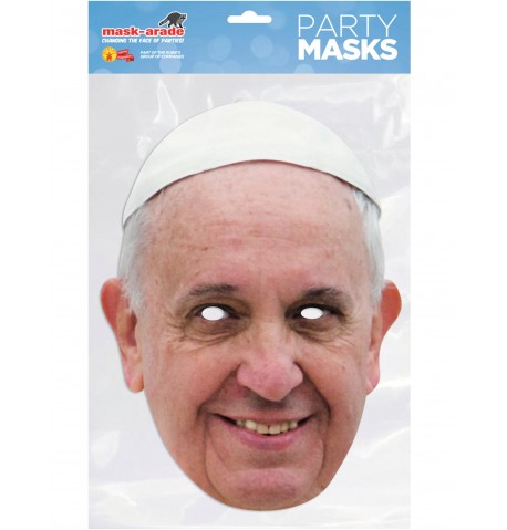 Masque carton Pape François 1er