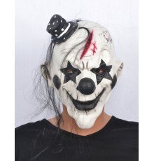 Masque clown rockeur effrayant adulte