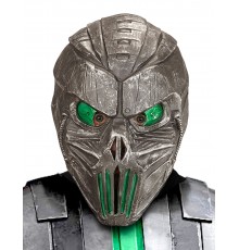 Masque cyborg galactique vert adulte