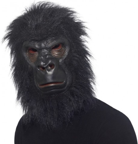 Masque gorille noir adulte