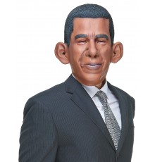 Masque humoristique en latex Barack adulte