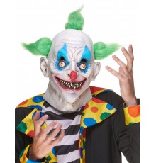 Masque latex clown terrifiant adulte