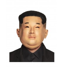 Masque latex dictateur coréen adulte