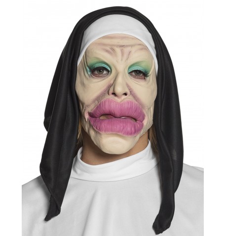 Masque latex humoristique religieuse adulte