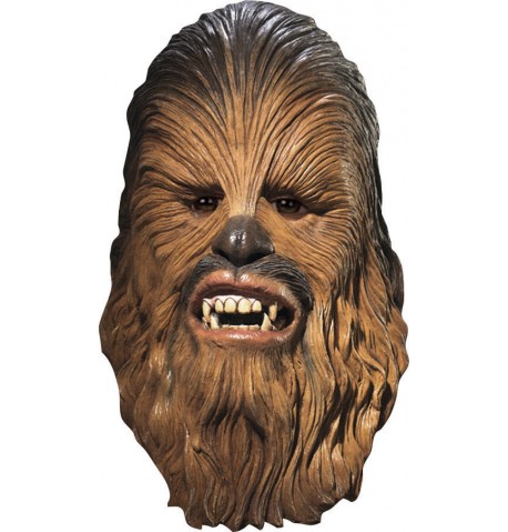 Masque latex luxe Chewbacca Star wars adulte