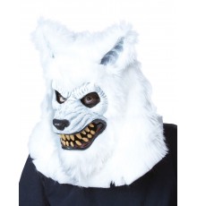 Masque Loup Blanc