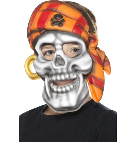 Masque pirate bandana coloré enfant