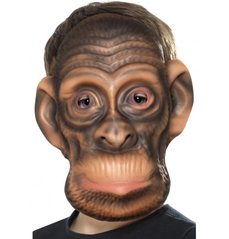 Masque tête de chimpanzé enfant