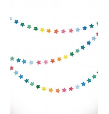 Mini guirlande petites étoiles multicolores 3 m
