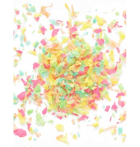Mini sachet confettis papier ignifugé colorés 50 gr