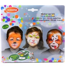 Palette maquillage 6 couleurs animaux