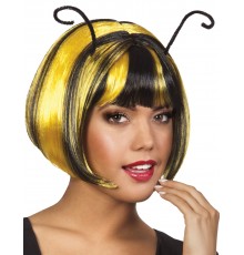 Perruque courte abeille femme