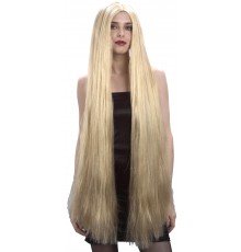 Perruque longue blonde femme