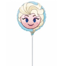 Petit ballon aluminium La Reine des Neiges Emoji 23 cm