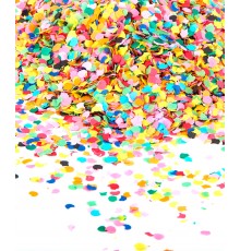 Sachet de confettis 100 gr multicolore