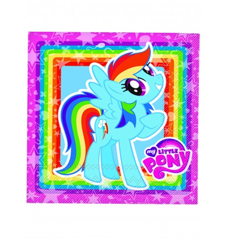 Serviettes en papier My Little Pony  33x33cm