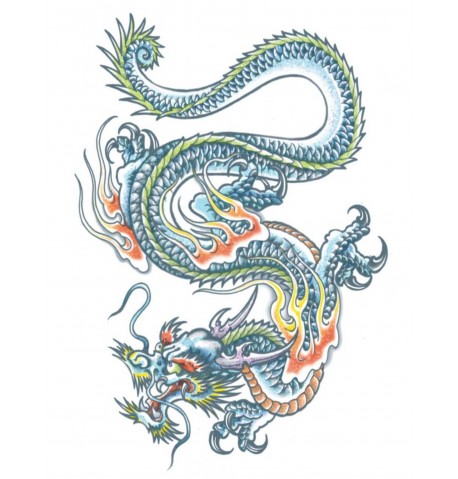 Tatouage éphémère dragon adulte