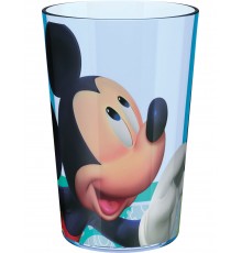 Verre en plastique transparent Mickey 20 cl