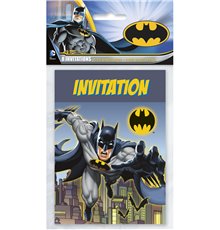 8 Cartes d'invitation Batman