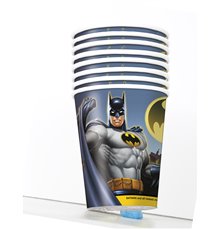 Pack de 8 Gobelets Batman en Carton