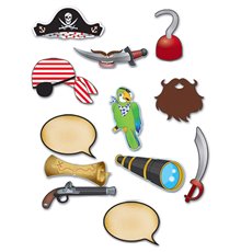 Kit photobooth pirate 12 accessoires