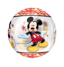 Ballon rond aluminium Mickey 38 x 40 cm