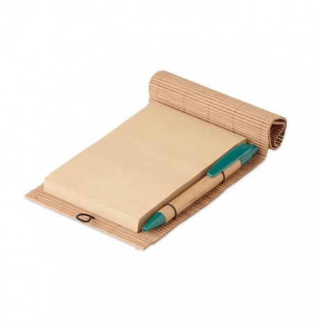 Cahier avec stylo tous en bambou