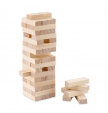 Tour en bois avec 54 blocs