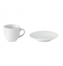 Tasse et soucoupe expresso en porcelaine