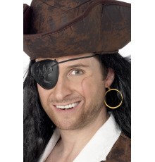 Cache-oeil et boucle d'oreille pirate