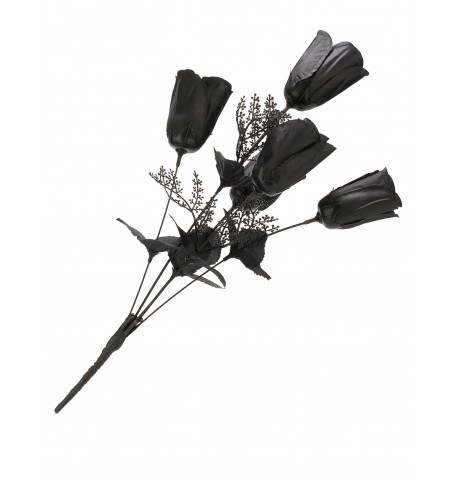 Bouquet roses noires