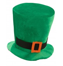 Chapeau velours vert Saint Patrick