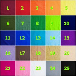 Bandana Uni 25 Différentes Couleurs