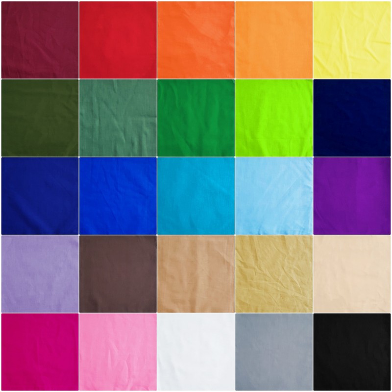 Bandana Uni 25 Différentes Couleurs