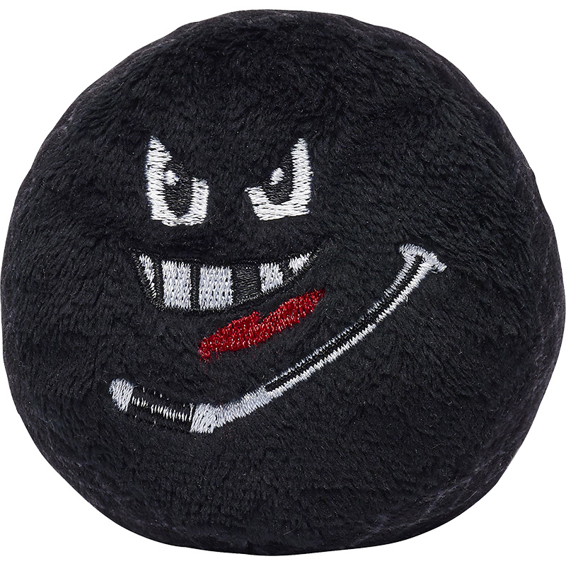 Peluche palet de hockey noir 7 cm