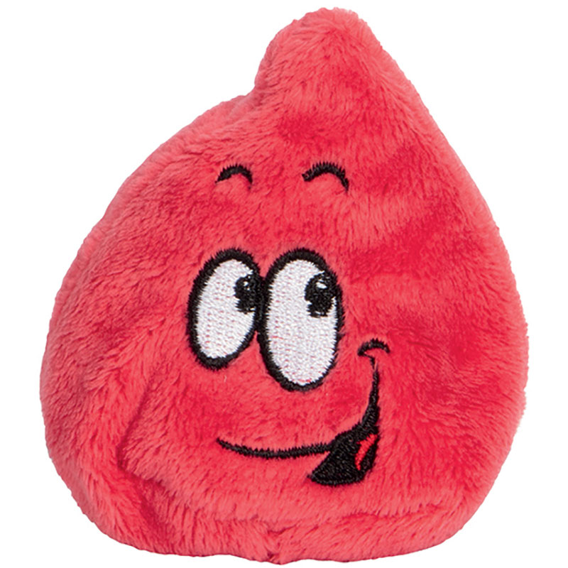 Peluche goutte rouge
 rouge 7 cm