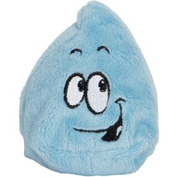 Peluche goutte bleue
 bleu clair 7 cm