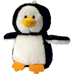 Peluche pingouin
 noir et blanc 9 cm