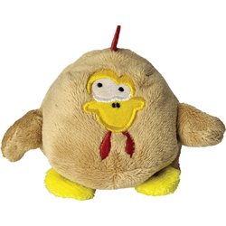 Peluche poule
 beige 7 cm