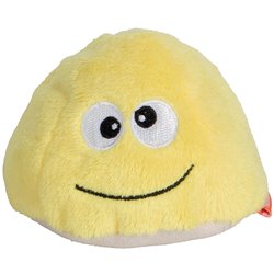 Peluche heureux/triste
 jaune 7 cm