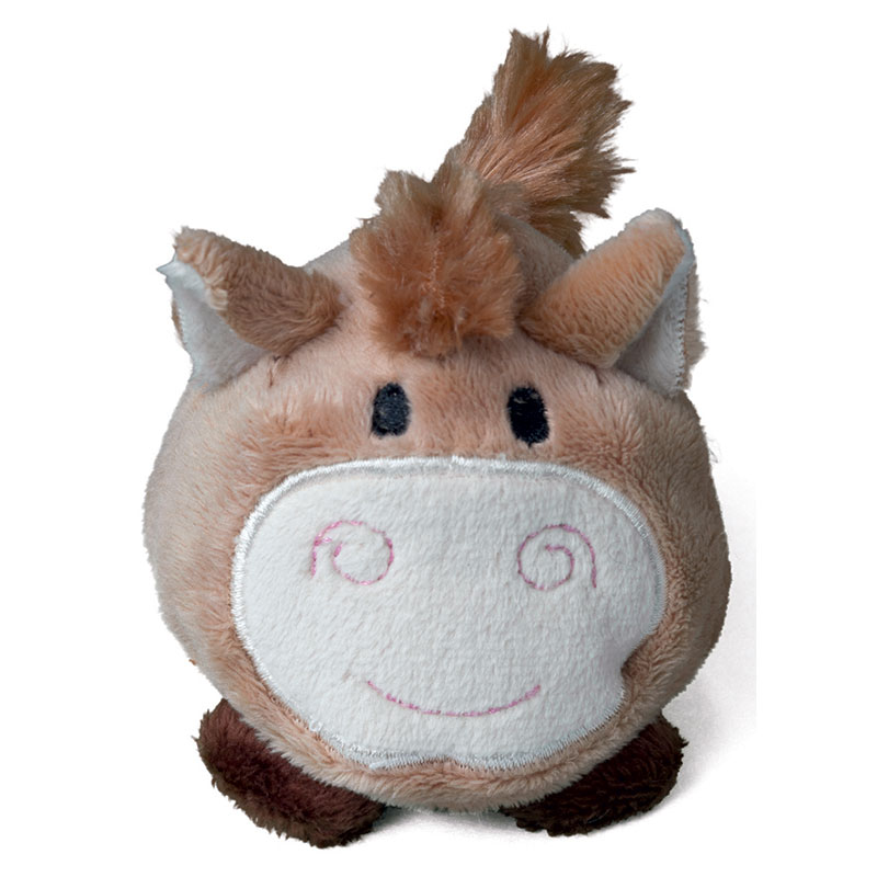 Peluche cheval
 marron 7 cm