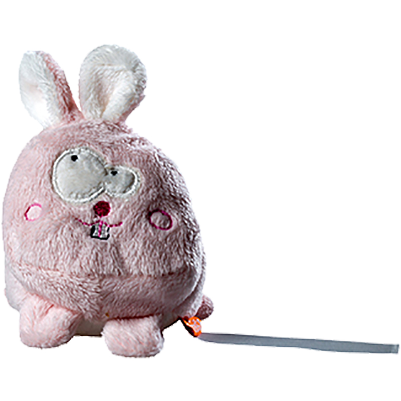 Peluche lapin
 rose 7 cm