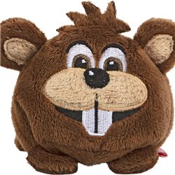 Peluche castor
 brun 7 cm