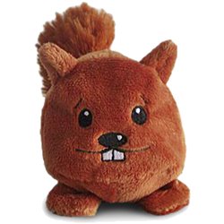 Peluche écureuil
 marron 7 cm