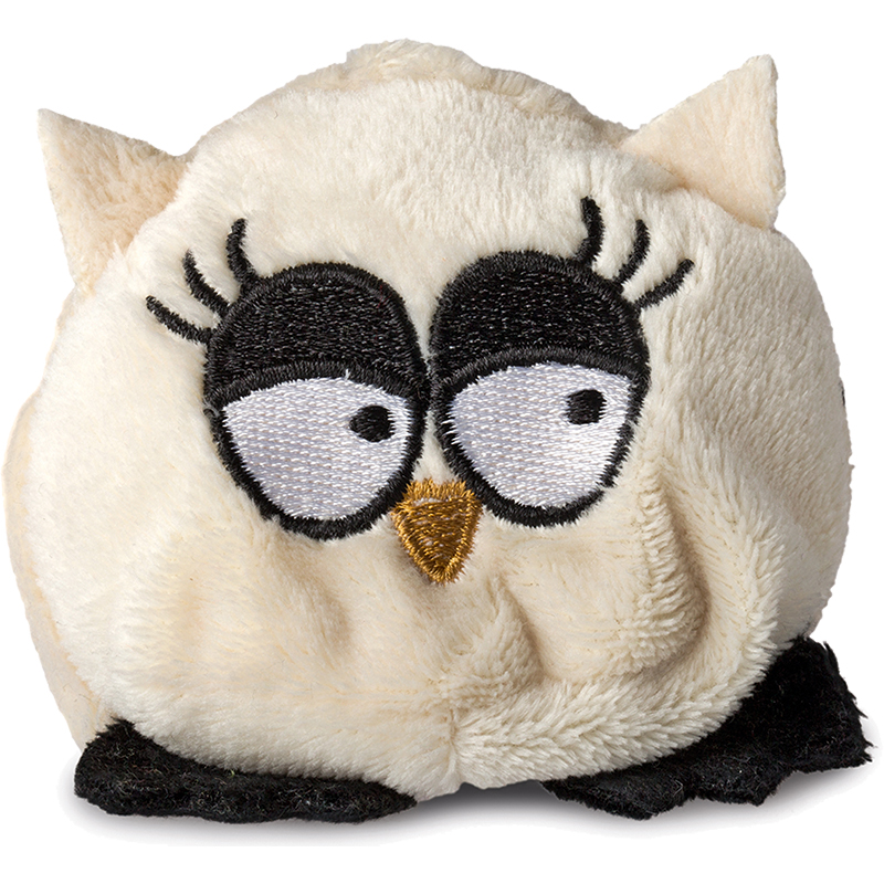 Peluche chouette
 crème 7 cm