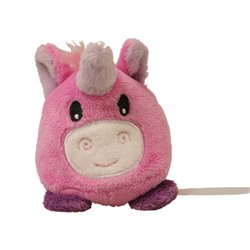 Peluche licorne
 rose 7 cm