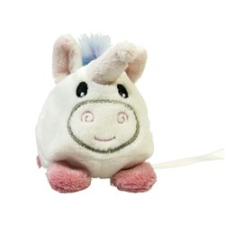 Peluche licorne
 blanc cassé 7 cm