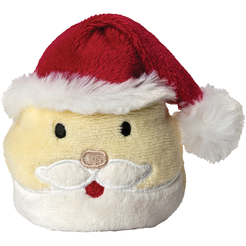 Peluche Pere noel
 blanc et rouge 7 cm