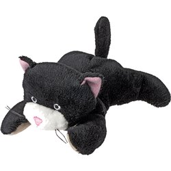 Peluche chat
 noir 12 cm